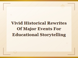 History Reimagined: Vivid Rewrites for Educational Storytelling